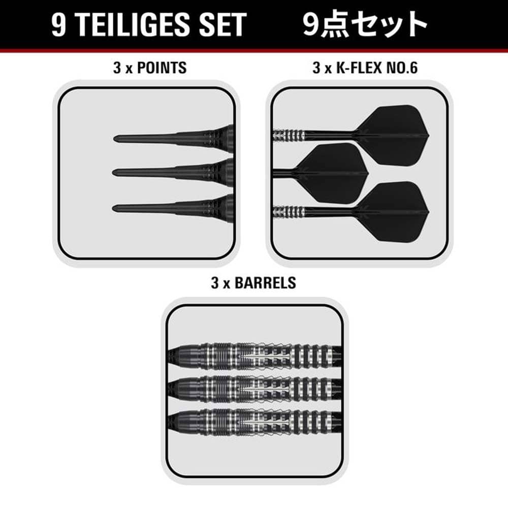 Billaresbalsalobre Dardos Target Japan Black Marque Blaze 90% 18gr 210499