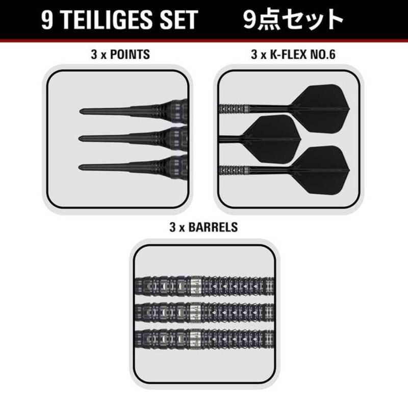 Billaresbalsalobre Dardos Target Japan Black Marque Eclipse 90% 21gr 210808