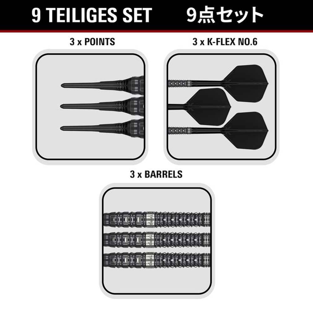 Billaresbalsalobre Dardos Target Japan Black Marque Eclipse 90% 21gr 210808