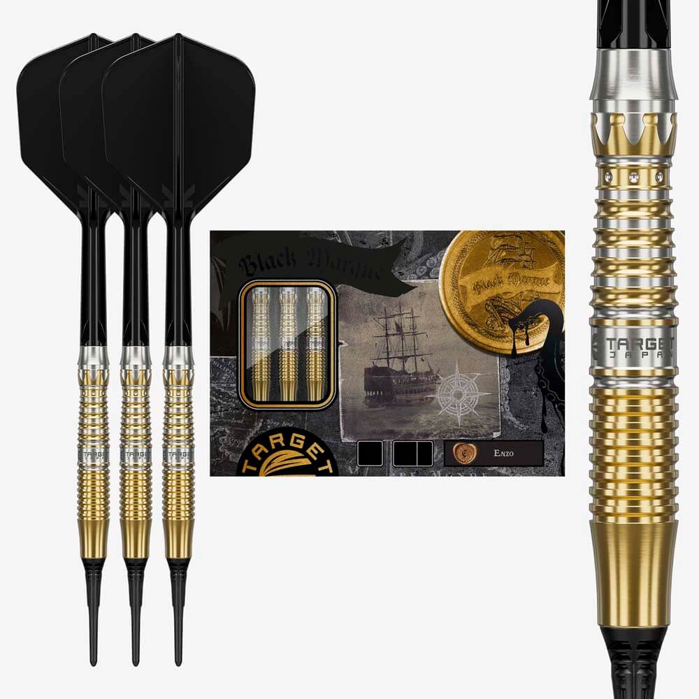 Billaresbalsalobre Dardos Target Japan Black Marque Enzo 90% 18gr 210812 - Imagen 3
