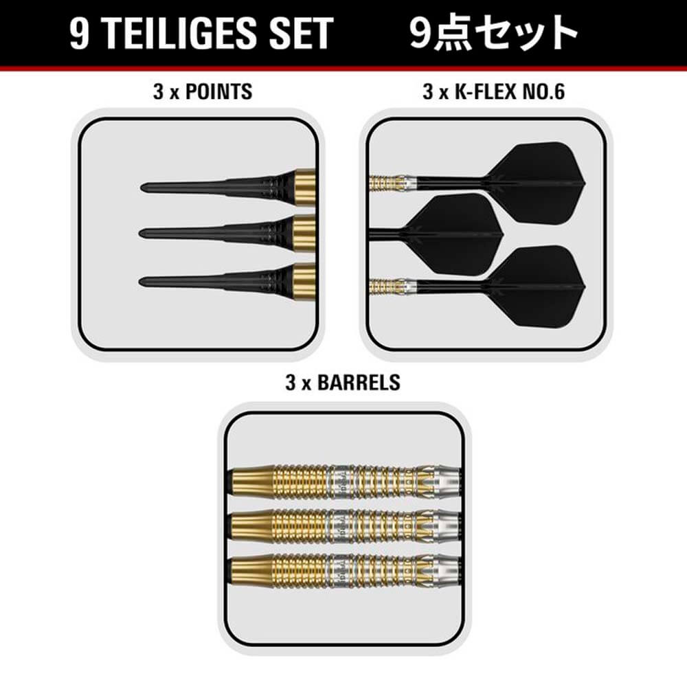Billaresbalsalobre Dardos Target Japan Black Marque Enzo 90% 18gr 210812 - Imagen 4