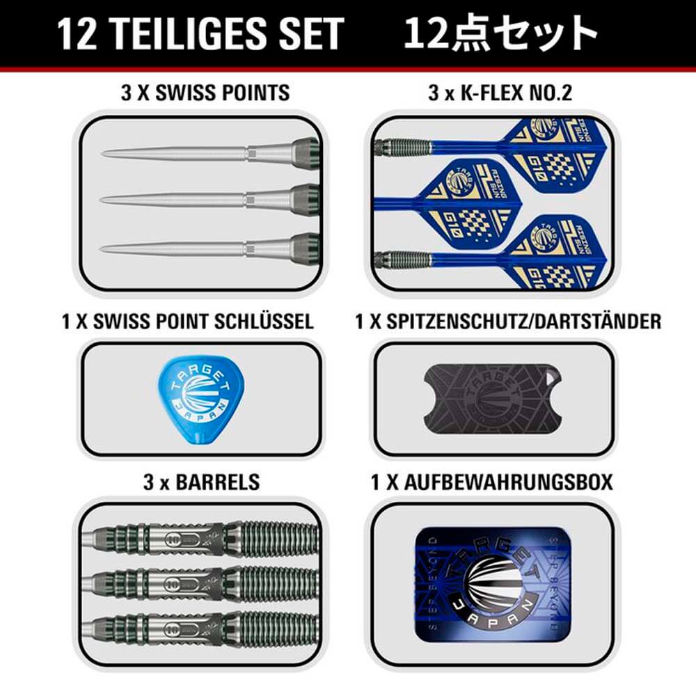 Billaresbalsalobre Dardos Target Japan Haruki Muramatsu Rising Sun G10.5 SP 95% 22g 191060 - Imagen 3