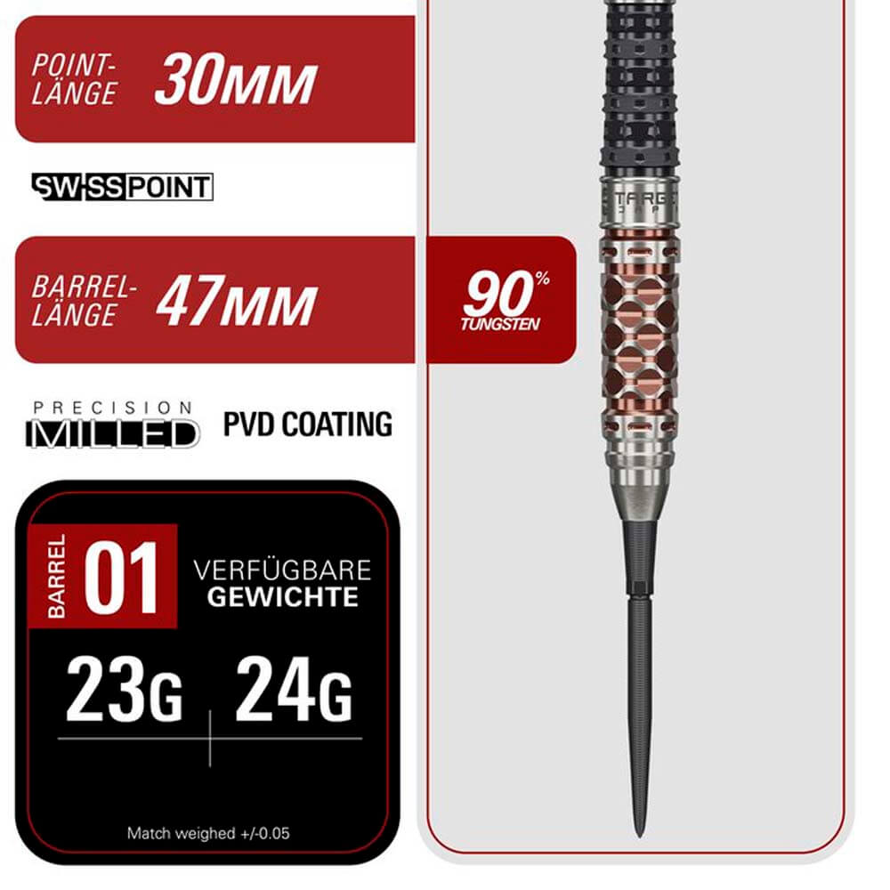 Billaresbalsalobre Dardos Target Japan Cathy Leung Charis G6 SP 90% 24g 191070 - Imagen 3