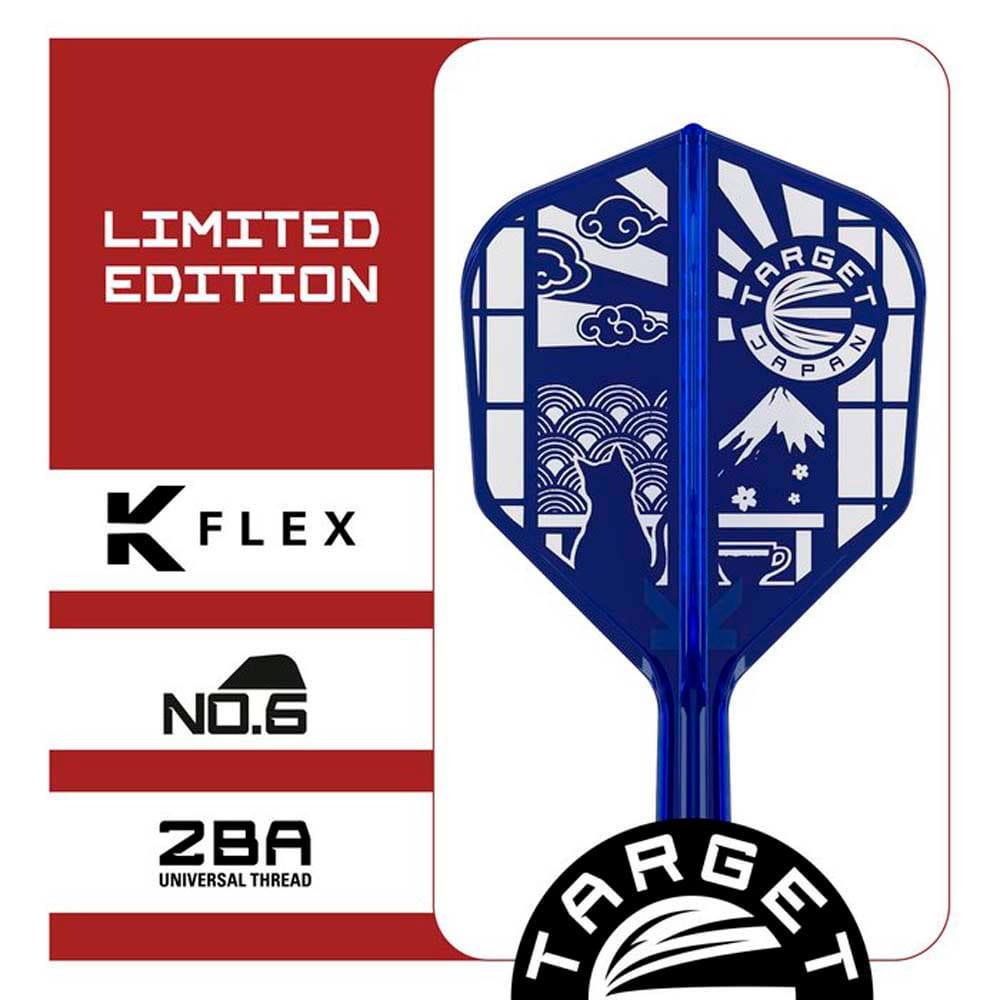 Billaresbalsalobre Plumas Target Japan K-Flex No.6 Medium Edición Limitada Azul 410290 - Imagen 2