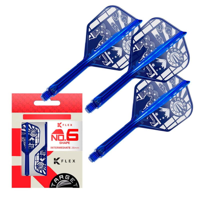 Billaresbalsalobre Plumas Target Japan K-Flex No.6 Medium Edición Limitada Azul 410290