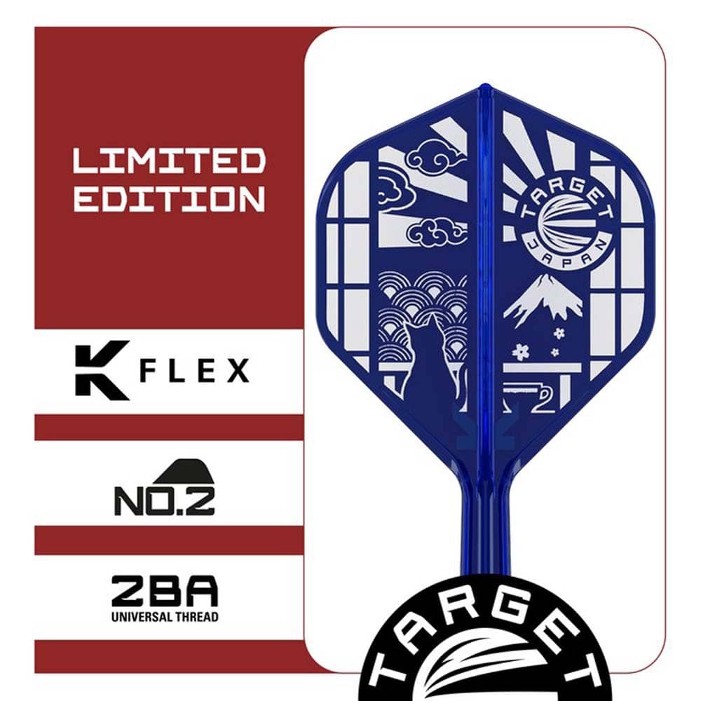 Billaresbalsalobre Plumas Target Japan K-Flex No.2 Medium Edición Limitada Azul 410293 - Imagen 3