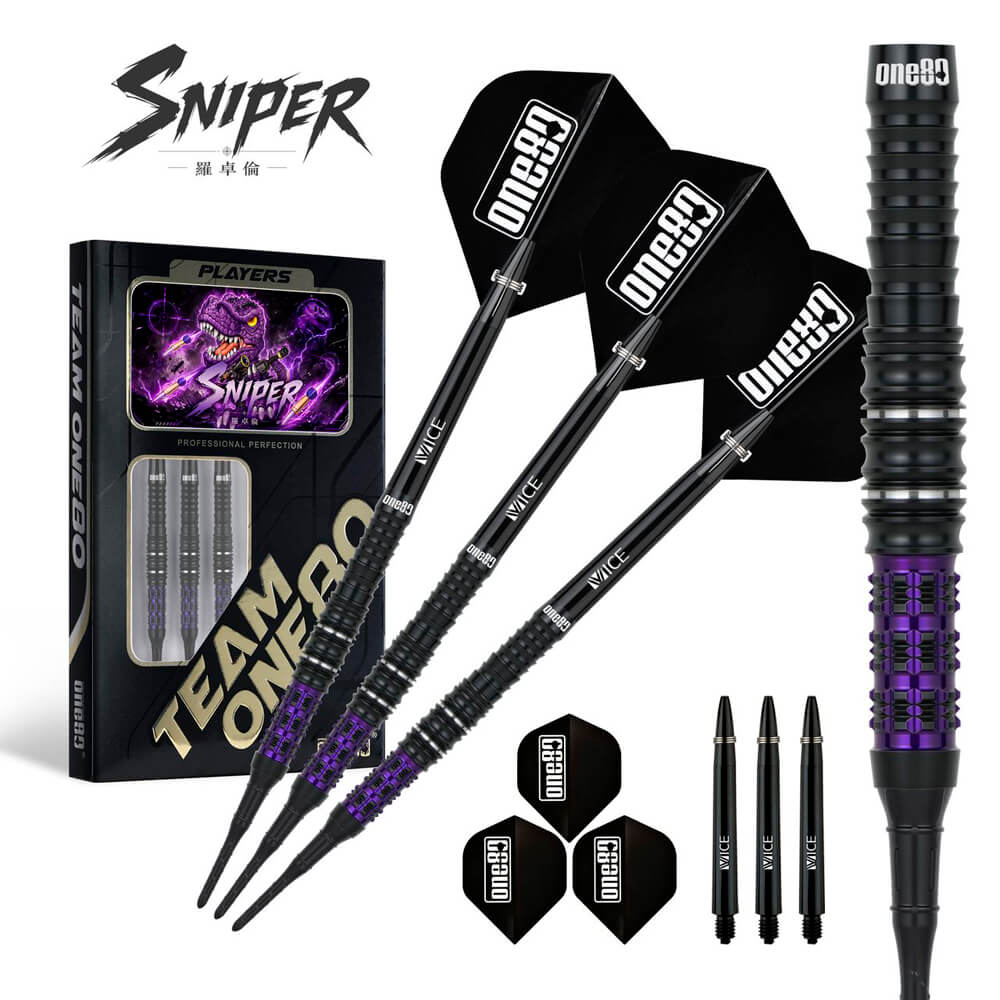 Billaresbalsalobre Dardos One80 Luo Zhuolun Sniper 90% 18g 9829 - Imagen 2