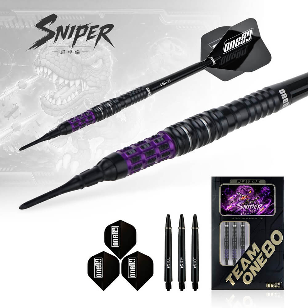 Billaresbalsalobre Dardos One80 Luo Zhuolun Sniper 90% 18g 9829 - Imagen 4