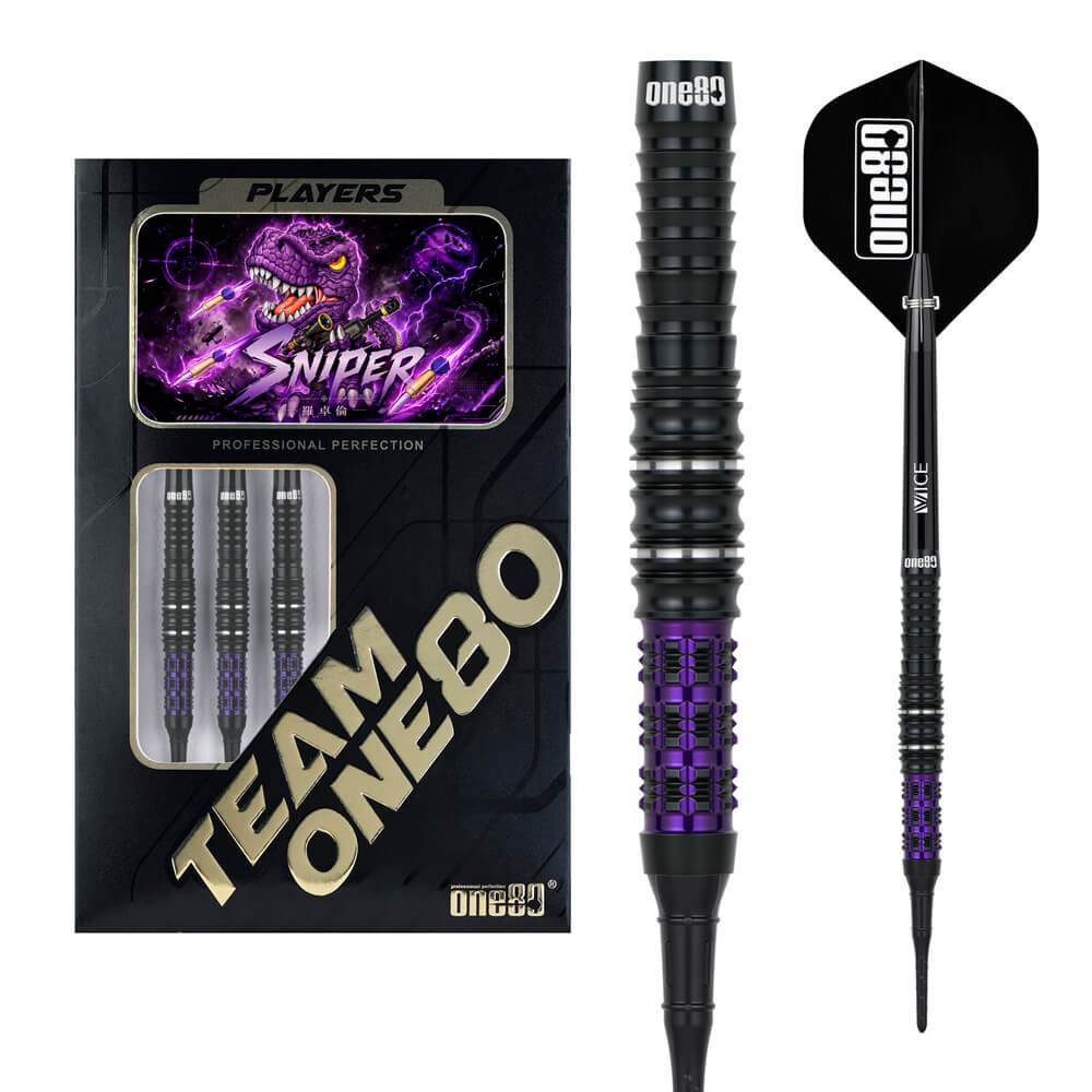 Billaresbalsalobre Dardos One80 Luo Zhuolun Sniper 90% 18g 9829 - Imagen 6