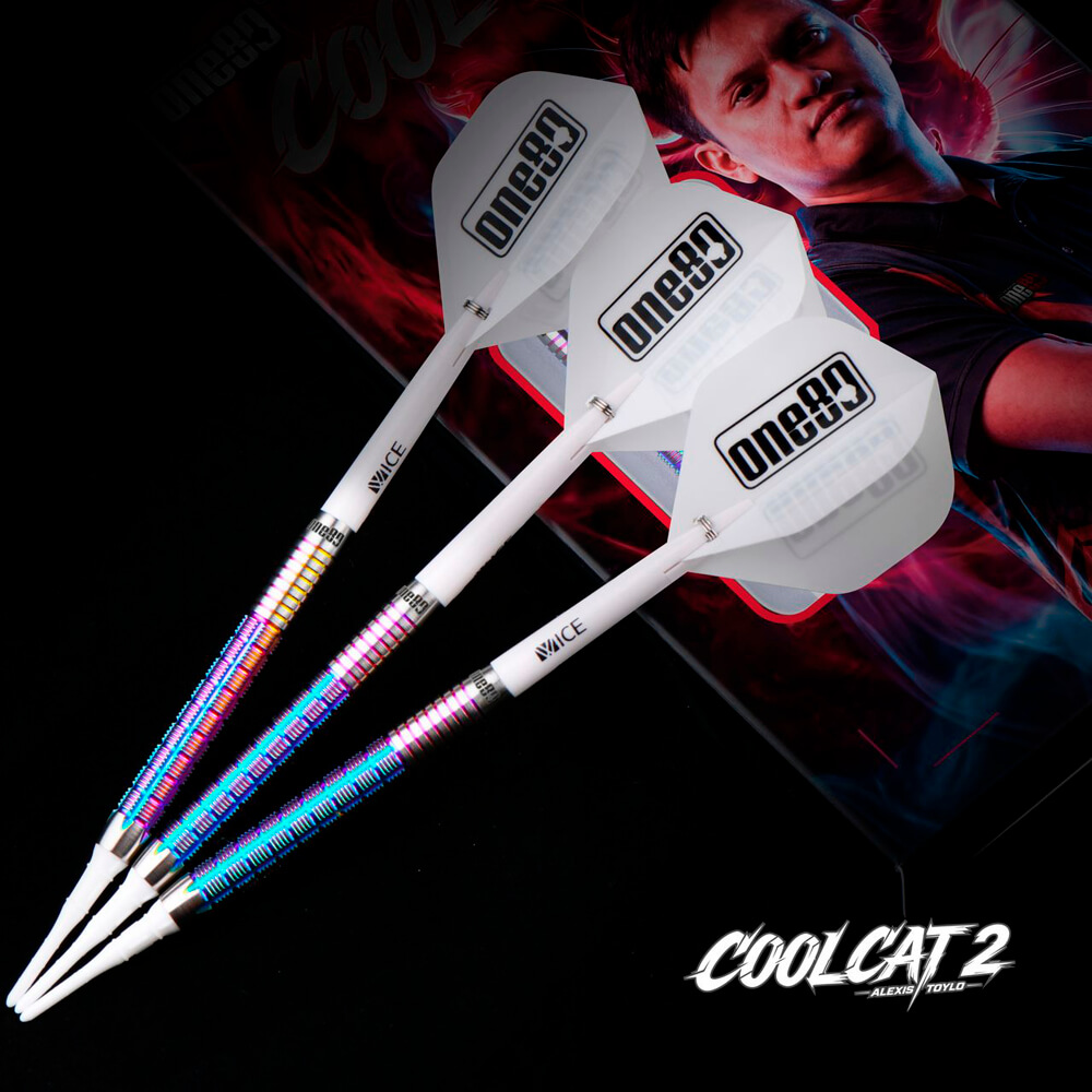 Billaresbalsalobre Dardos One80 Alexis Toylo Coolcat II 90% 22g 9800 - Imagen 8