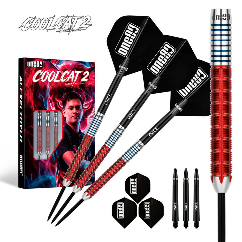 Billaresbalsalobre Dardos One80 Alexis Toylo Coolcat II 90% 23g 9801 - Imagen 2