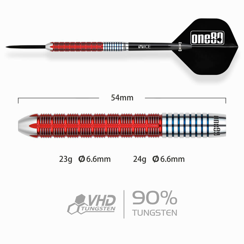 Billaresbalsalobre Dardos One80 Alexis Toylo Coolcat II 90% 23g 9801 - Imagen 3