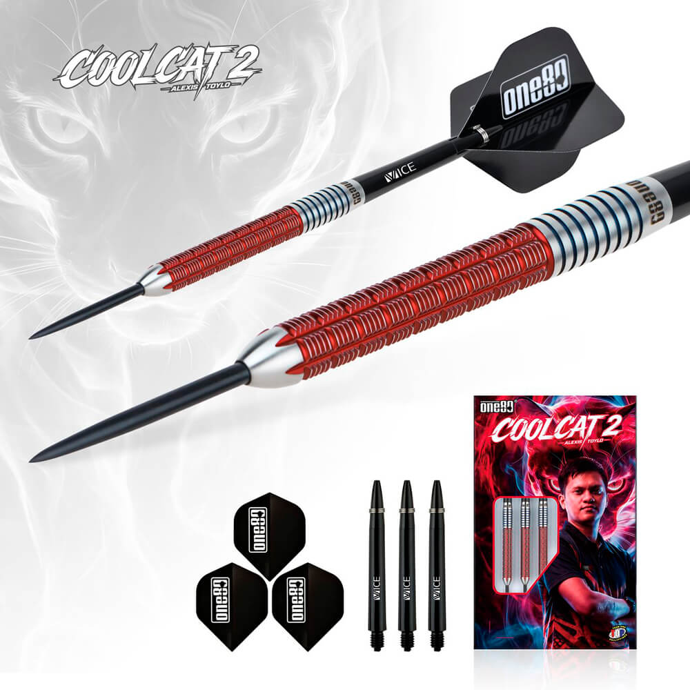 Billaresbalsalobre Dardos One80 Alexis Toylo Coolcat II 90% 23g 9801 - Imagen 4