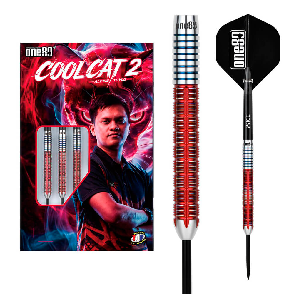 Billaresbalsalobre Dardos One80 Alexis Toylo Coolcat II 90% 23g 9801 - Imagen 7