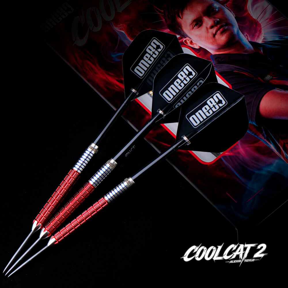 Billaresbalsalobre Dardos One80 Alexis Toylo Coolcat II 90% 23g 9801 - Imagen 8