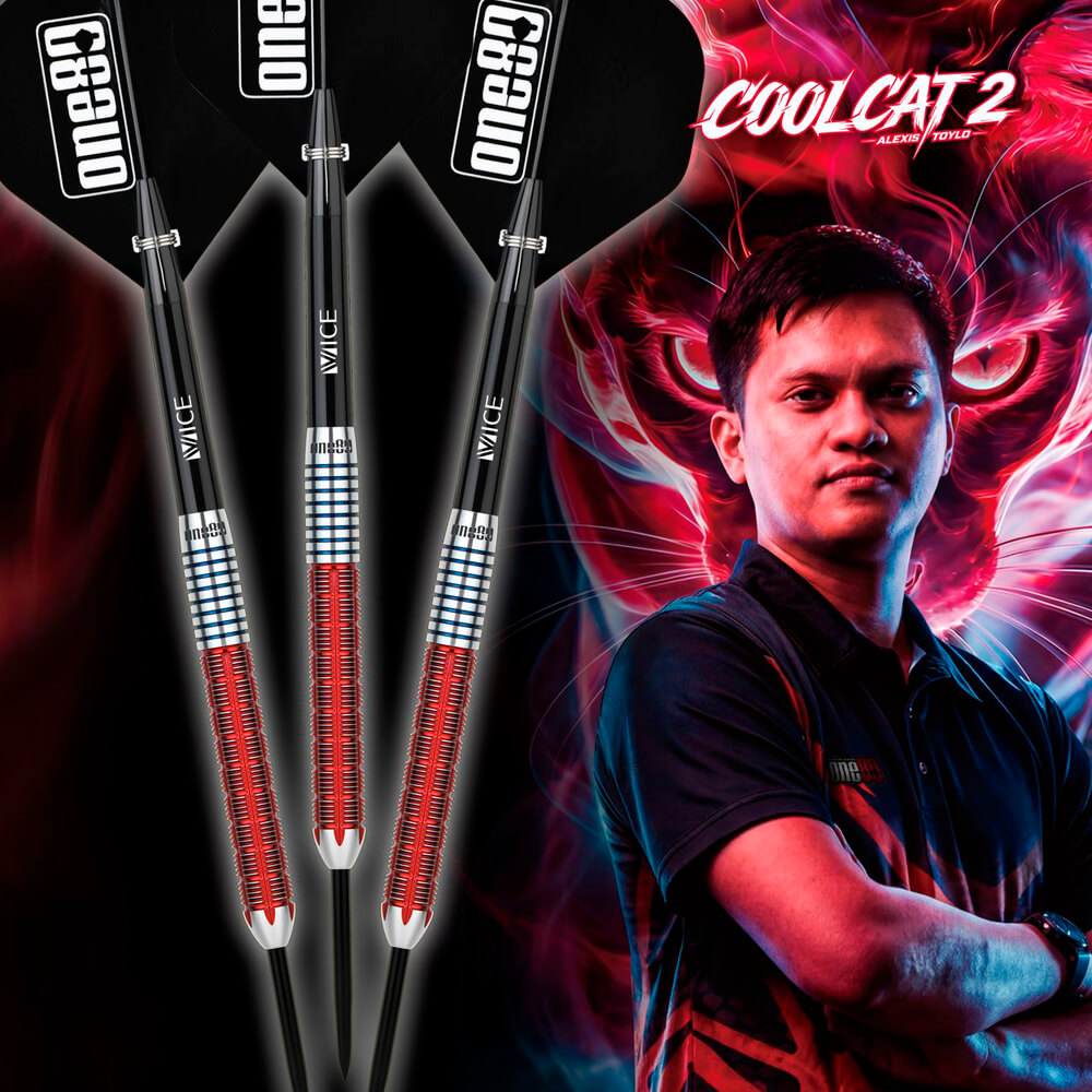 Billaresbalsalobre Dardos One80 Alexis Toylo Coolcat II 90% 23g 9801 - Imagen 9